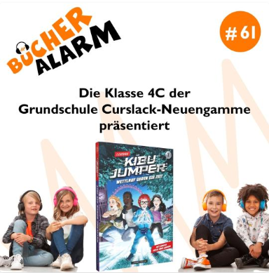 4c nimmt Podcast mit Lena Stenz von Bücheralarm auf